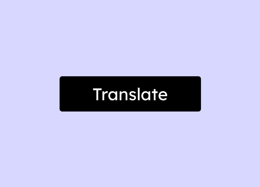 Button on a web page with the word 'translate'